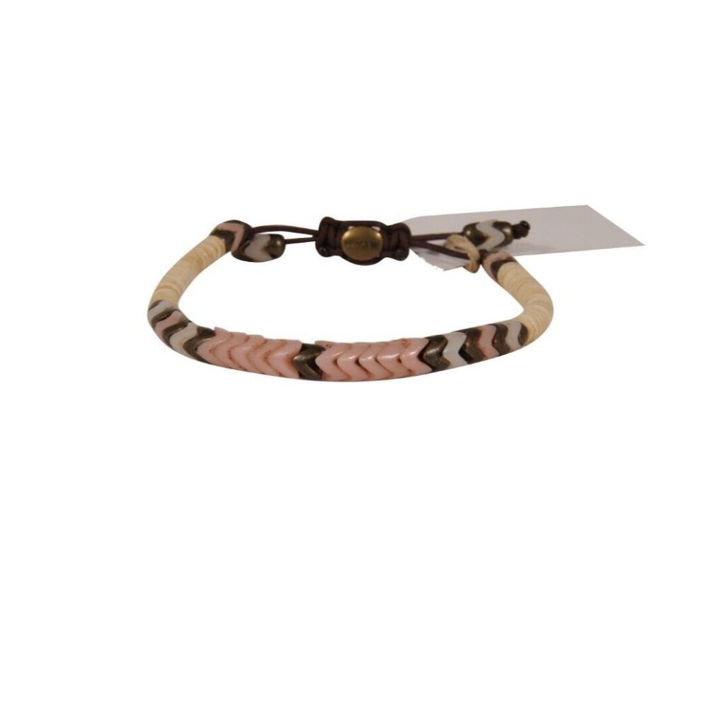 M Cohen By Maor Tan Pink Arrowhead Beaded Bracelet 9 in